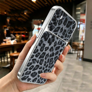 PBZZ Case for OPPO Reno 12 pro 5g reno 12 5g phone casing Softcase Silicone shockproof Cover new design aesthetic cute purple leopard print for girls DSCBW1