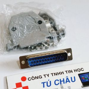 Đầu Com 25 Kim Đực (DB25M - 25M Kim Đực) / Đầu hàn Com 25 (DB25) (GỒM VÕ NHỰA)