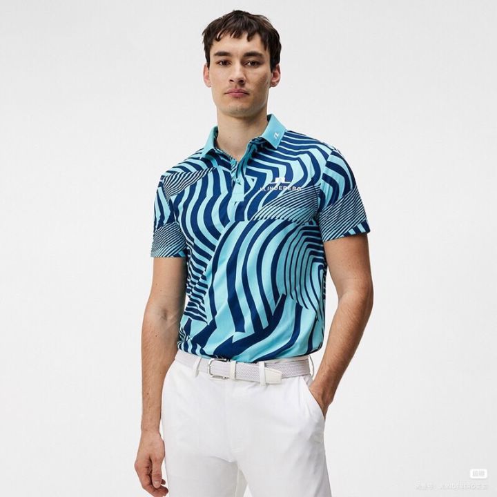 Golf clothing men's short sleeved T-shirt sports top clothing summer  breathable quick drying T-shirt polo shirt GOLF jersey Lazada PH