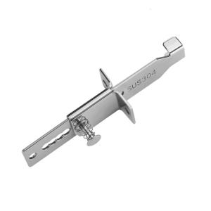 โลหะที่แข็งแรงในการติดตั้งแบบปฏิเสธการล็อกความปลอดภัยของประตูล็อคขนส่งสำหรับการรักษาความปลอดภัยในการเดินทางเพื่อความเป็นส่วนตัว