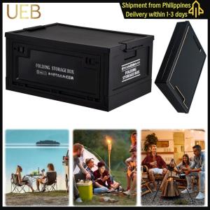 【UEB】 20/30L Camping Storage Box Large Capacity Camping Picnic Box Multifunctional Foldable Storage Bin for Camping Items