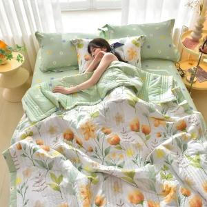 Quilted Spring Summer Quilt Soft Lightweight Duvet Summer Blanket Queen Breathable Blankets Comfortable Washable Double Quilts2026