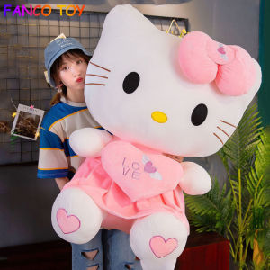 Oversized Doll Genuine Angel Love Hello Kitty Item Sale KT Cat Stuff Toy Plush Toy Girl Doll Sleeping Pillow For Stuff Toys For Girls Birthday Gift For Girls Girlfriend