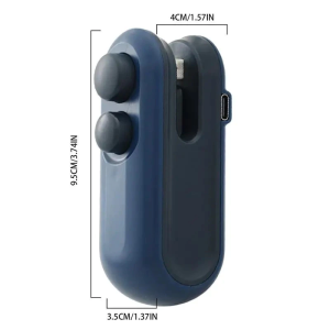 2 in 1 Portable Heat Sealer Kitchen Mini Bag Sealing Machine Rechargeable Heat Sealing Snack Packagi