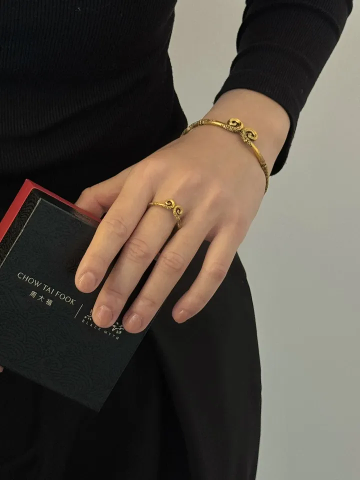 CHOW TAI FOOK 周大福 Black Myth 周大福 × 黑神话 999 Gold Ring【明