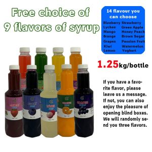 ZNW/ShureWin Large Size Fruit Syrup Business Set with 14 Flavours Perfect for Your Own Business[Fast Shipping]