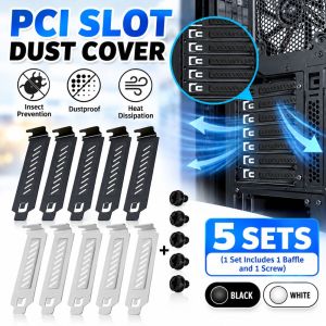 NEXTYOO Có ốc vít Nắp che khe cắm PCI Thép cứng Cắm điện Tấm che  vỏ  Tấm lọc bụi