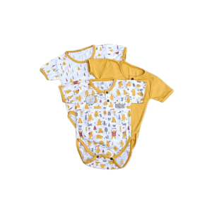 3 Pcs Jumpsuit Bayi Jumper Bayi Serian Mustard Series Chiyoko