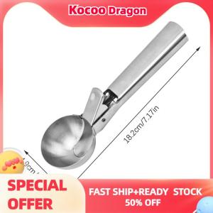 Kocoo Ice Cream Scoops thép không gỉ Ice Cream Digger không dính trái cây Ice ball maker dưa hấu Ice Cream Spoon công cụ
