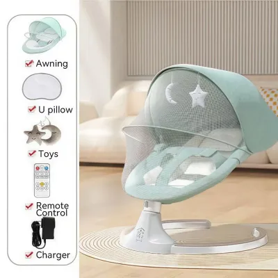 Baby Auto Swing Chair Baby Rocking Chair Smart Electric Baby Crib Bluetooth Music for Newborn