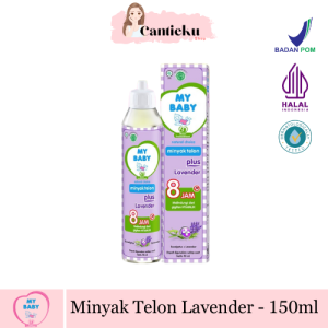 MY BABY Minyak Telon Lavender Plus Minyak Bayi Ungu Tahan 8 Jam 150ml 90ml 60ml