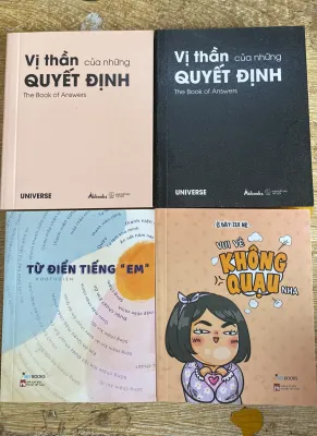 Sách - COMBO Vị Thần Của Những Quyết Định + Vui vẻ không quạu nha +Từ điển tiếng em ( TẶNG SET BOOKMARK THÚ CƯNG - SỐ LƯỢNG GIỚI HẠN)