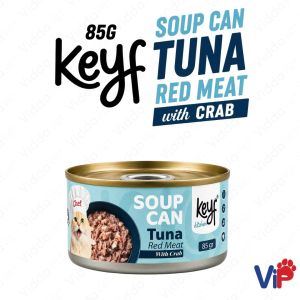 85g KEYF SOUP CAN TUNA Wet Cat Food Tuna Soup Multiple Variants