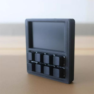 DIY Quick Keyboard Desktop Console Programmable 8 keys Macro pad with 3.5 inch LCD