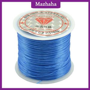 Mazhaha 50M Strong Stretch Elastic Cord Wire rope Bracelet Necklace String Bead 0.5mm