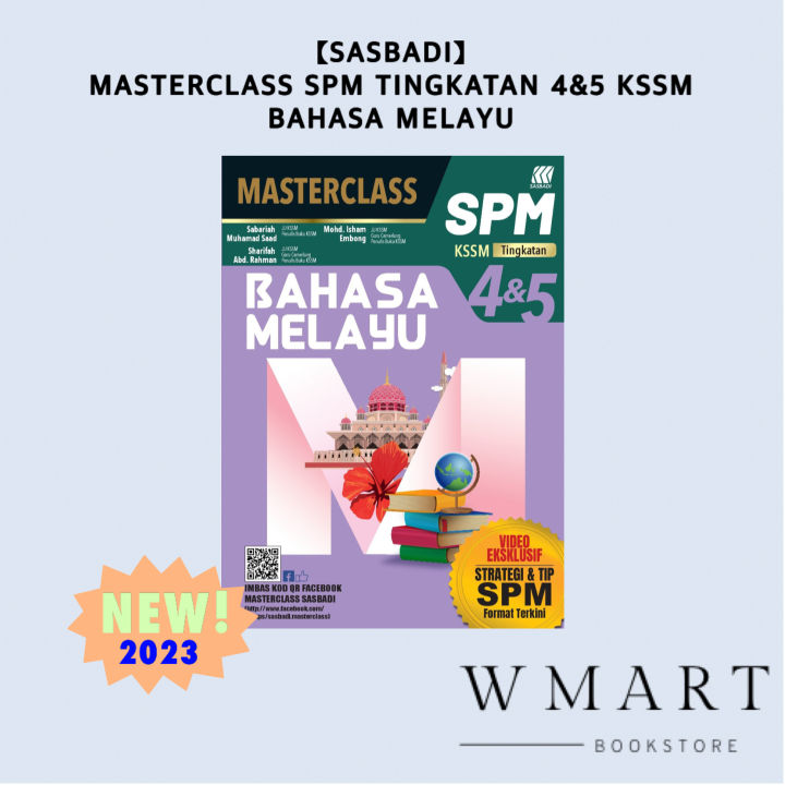 【sasbadi】masterclass Spm Bahasa Melayu Tingkatan 4 And 5 Kssm 2023