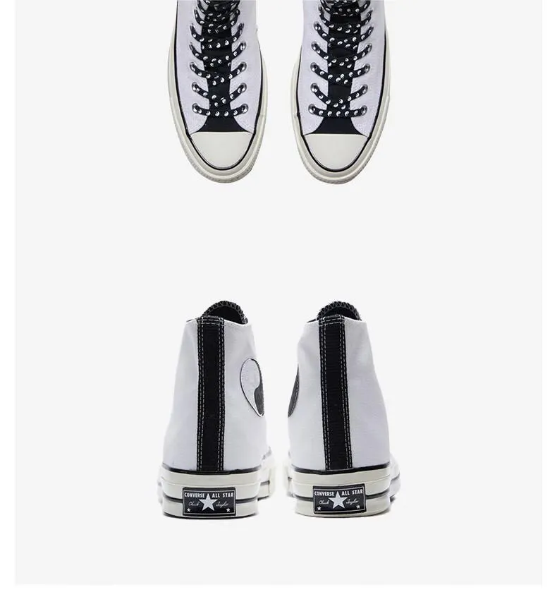 Converse yin yang on sale white