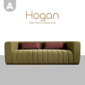 Arturo - Hogan Solid Wood 3 Seater Sofa