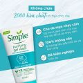 Sữa rửa mặt Simple giúp kiềm dầu và ngừa mụn hiệu quả cho da dầu mụn 150ml. 