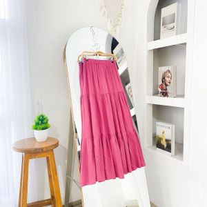 ROK SUSUN CLARA / ROK TINGKAT / ROK WANITA MUSLIM / rok 3 susun - rok rempel - rok wanita premium l Rok Rempel Susun Bawahan Wanita Crinkle Rok Skirt Korean Style Terbaru