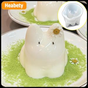 【2-3 days delivery】 Lying Dragon Kitty Milk Pudding Silicone Mold Custard Mold Cute Cartoon Jelly Cake Cake Mold Cake Decoration Baking Bakery Tool