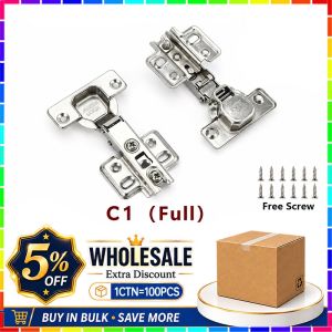 （Wholesale/1 CTN）AmeriLock Concealed Hinges No Hydraulic C1（Full）/C2（Half）/C3（Insert）