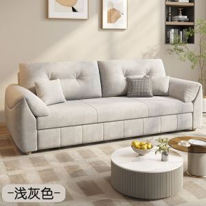 [CozyNest ]Sofa Bed Dual-use Foldable Integrated Small Apartment Cream Style Storage Single Double Special Price Two-use Bed