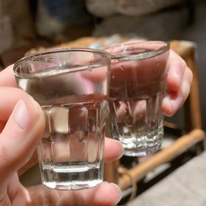 Bộ 6 Ly Thuỷ Tinh Nhỏ Dùng Uống Rượu Dáng Sọc 25ml - Ly Rượu Sọc VN