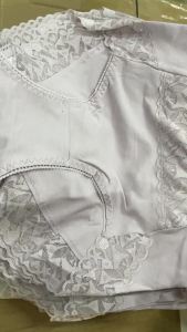 3/5Pcs Women High Waisted Panties Soft Comfortable Cotton Knickers Ladies Briefs Female Breathable Lace Underwear Daily Wear M-XXL