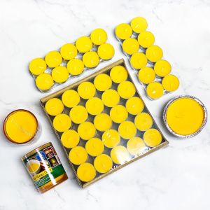 4/8 Hours Smokeless Butter Lamp Ghee Candle | Eco-Friendly for God Worship Home Indoor Use Multi-Color (Red/Yellow/White) 酥油灯 无烟蜡烛