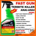 FAST GUN anai killer TERMITE spray 500ML / racun anai anai termite bait / ubat anai anai / anai killer / spray anai anai. 