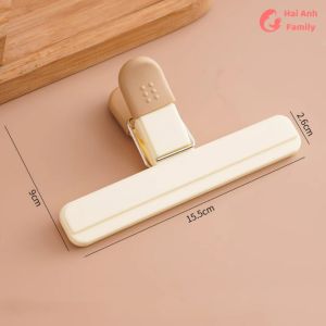 Kẹp miệng túi bảo quản thực phẩm chất liệu nhựa cao cấp và thép không gỉ