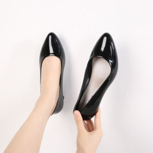 Free Shipping Fashionable And Minimalist These WomenS Summer Casual Sandals Feature A Chunky Mid-Heel Pointed Toe And Durable Non-Slip Plastic Upper Perfect For Versatile Outdoor Wear