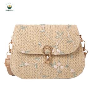 LovSpor❤กระเป๋าสะพายข้างผู้หญิงถักโครเชต์ดีไซน์ดอกไม้พร้อมฝาปิดสำหรับเที่ยวทะเลและการใช้งานในชีวิตประจำวัน