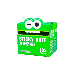 Creative Pull-Out Pearlescent Sticky Notes Set with Gradient Colors for DIY Journal Decorations