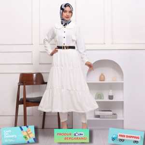 Godwin Collection - Setelan Muslim Maulidia (Tidak Termasuk Hijab) Fashion Muslimah Terbaru One Set Tunik & Celana Super Elegant Fashion Lebaran Hits