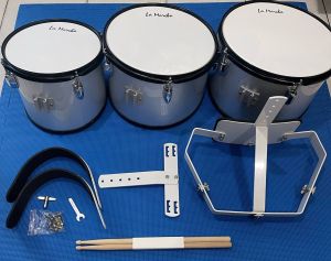 Trio Triple Marching Drums La Marcha 8" 10" and 12" size