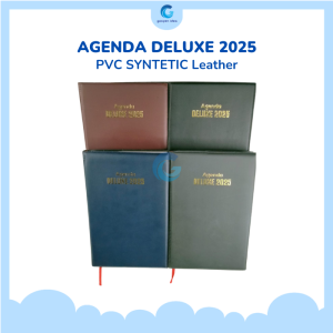 Buku Agenda Deluxe 2025 Aneka Warna Cover Leather