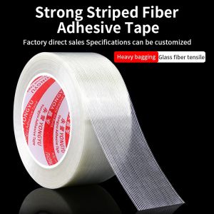 Single-Sided Stripes Fiber Tape: A High-Viscosity Wear-Resistant Solution