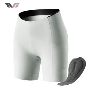 【TVI】ROCKBROS Women Cycling Shorts Quick-drying Slim Road Bicycle Short Pants 3D Sponge Pad Shockproof Riding Underwear Shorts for Women