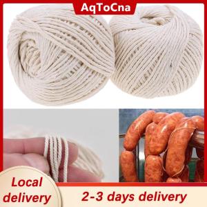 [COD] AqToCna Ship within 24 hours 1Roll 229 feet Butchers Cotton Twine Meat Trussing Turkey Barbecue Strings Rope