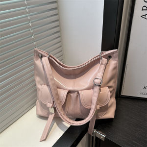 Movi Katie thanh lịch sáp dầu Túi Tote da túi với phong cách cổ điển cho phụ nữ Túi Đeo Vai sức chứa lớn