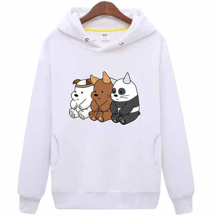 WE BARE BEAR HOODIE JACKET FOR ADULT Unisex Graphic Print Hoodie