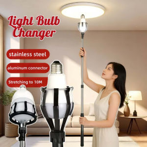 Portable Light Bulb Changer Bulb Installer Telescoping Removal Tool Easy Assembly High Ceiling Bulb