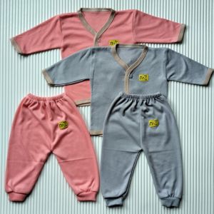 Nn Baby 2 Setel Baju Bayi baru lahir Panjang variasi Bis