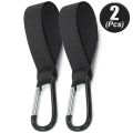 1~10Pcs Reusable Nylon Straps with Aluminum Alloy Carabiner Hook Adjustable Cable Ties Nylon Loop Wrap Buckles Clip. 