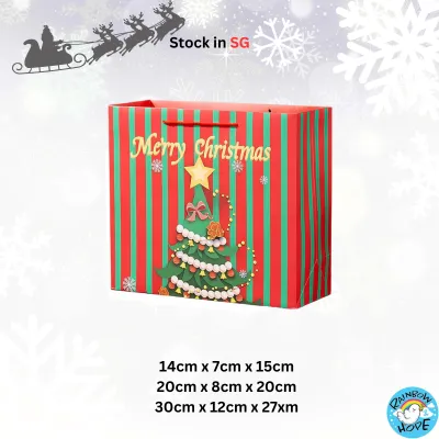 【Ready Stock】Premium Quality Paper Bag Christmas Gift Bag Goodie Bag Paper Bags for Gift 圣诞节礼物/喜庆/祝福礼袋/礼品袋