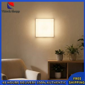 Vktech Rotatable Square LED Bulb 60W E27 Screw-In High Power Bright Light for Household and Commercial Use