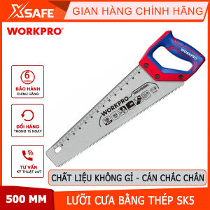 Cưa tay lưỡi cưa bằng thép SK5 kích thước 500mm (20 inches) Workpro - WP215007