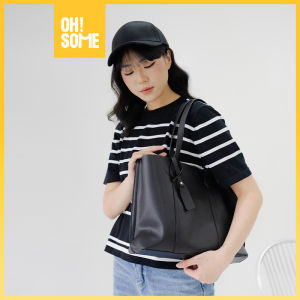 OHSOME  Dunns Tas Bahu Tote Bag Wanita/Womens Single Shoulder Bag/black/